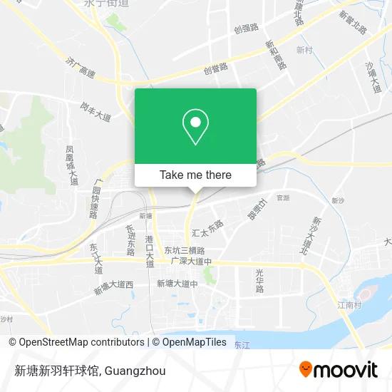 新塘新羽轩球馆 map