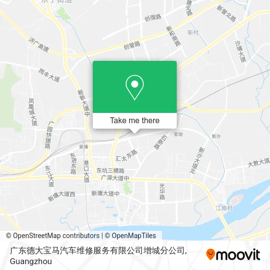 广东德大宝马汽车维修服务有限公司增城分公司 map