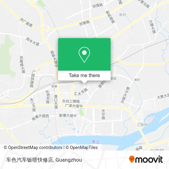 车色汽车钣喷快修店 map