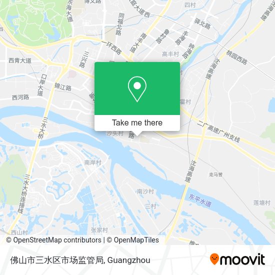 佛山市三水区市场监管局 map