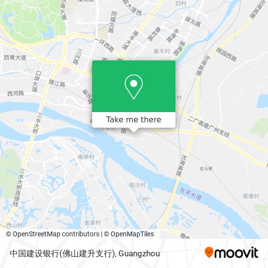 中国建设银行(佛山建升支行) map