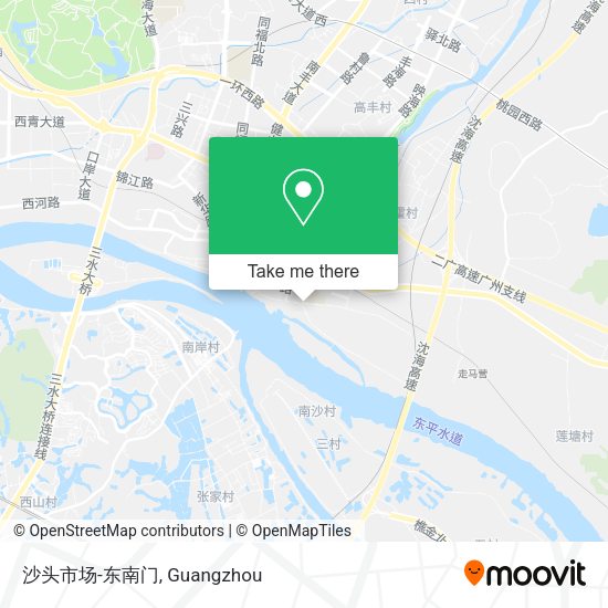沙头市场-东南门 map