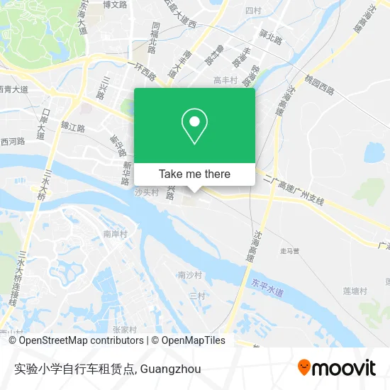实验小学自行车租赁点 map