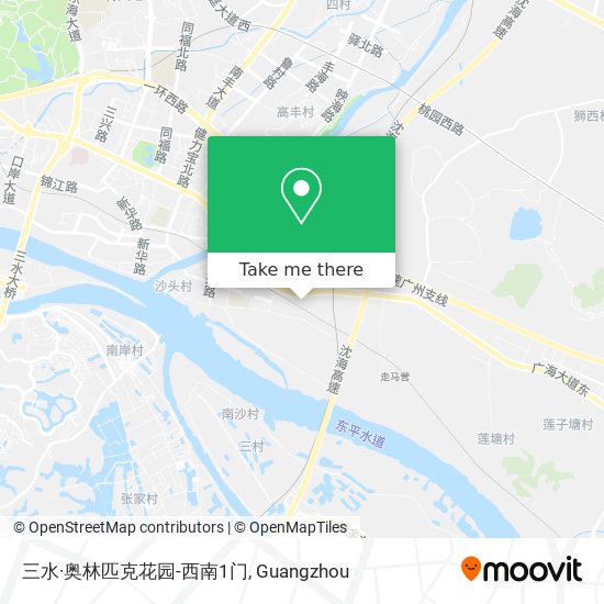三水·奥林匹克花园-西南1门 map