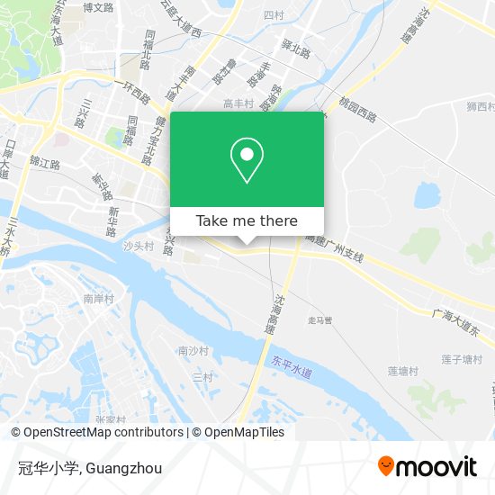冠华小学 map