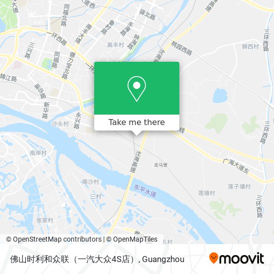 佛山时利和众联（一汽大众4S店） map