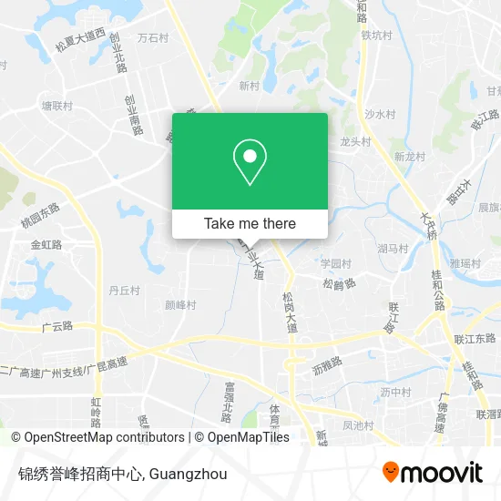 锦绣誉峰招商中心 map