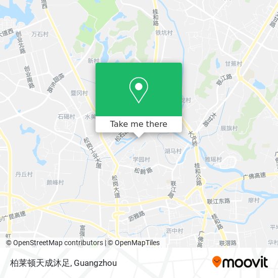 柏莱顿天成沐足 map