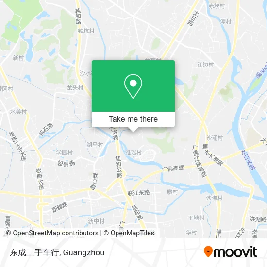 东成二手车行 map