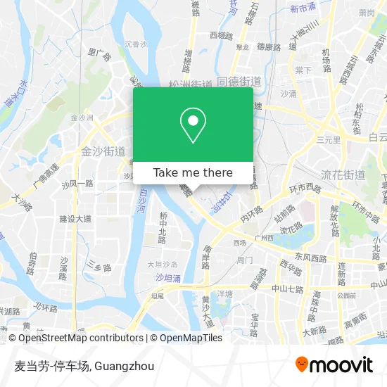 麦当劳-停车场 map