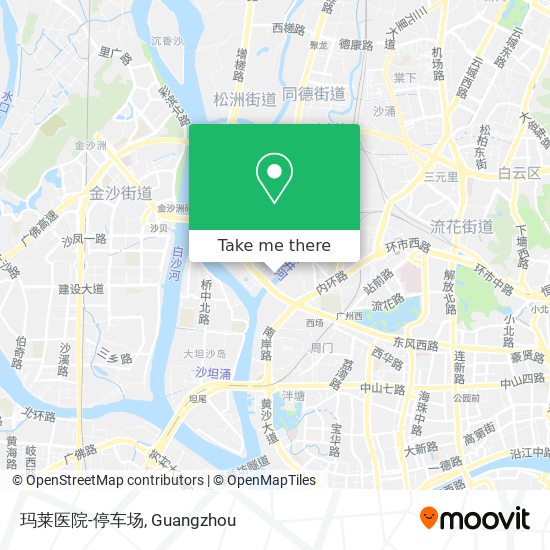玛莱医院-停车场 map
