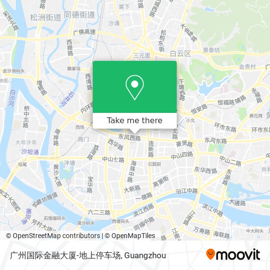 广州国际金融大厦-地上停车场 map