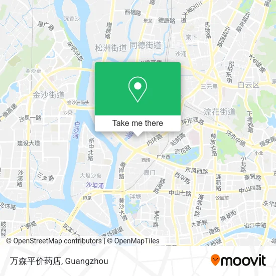 万森平价药店 map