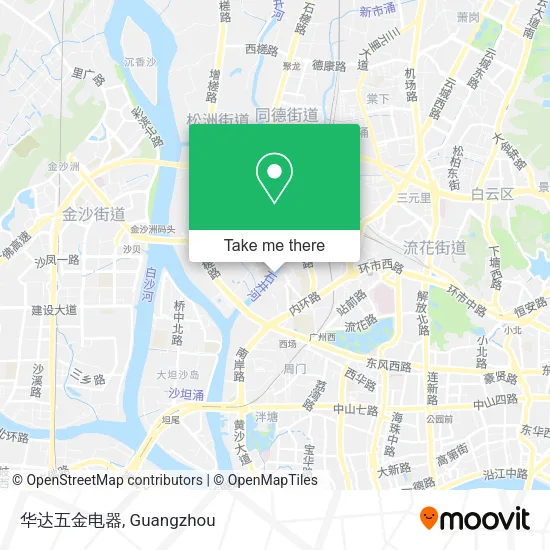华达五金电器 map