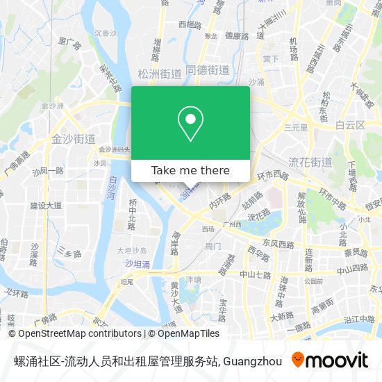 螺涌社区-流动人员和出租屋管理服务站 map