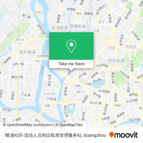 螺涌社区-流动人员和出租屋管理服务站 map
