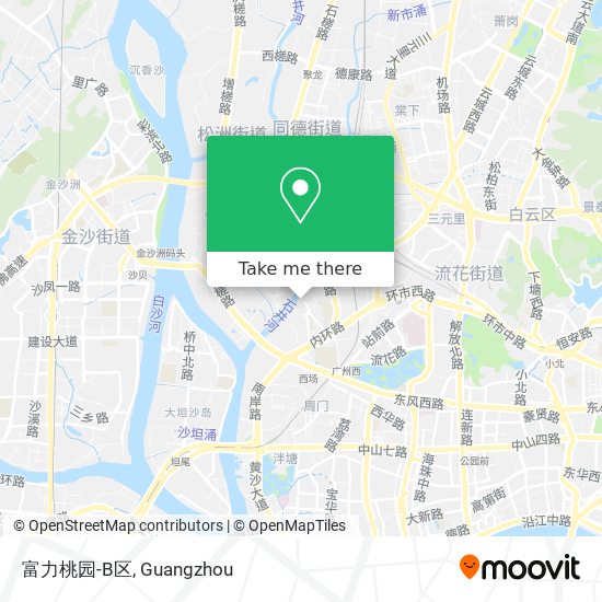 富力桃园-B区 map