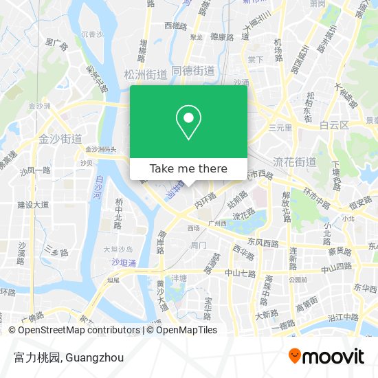 富力桃园 map
