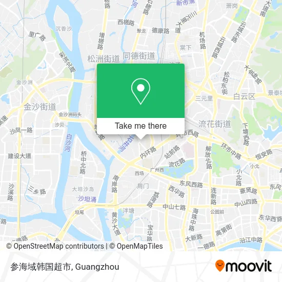 参海域韩国超市 map