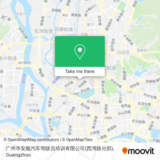 广州市安顺汽车驾驶员培训有限公司(西湾路分部) map