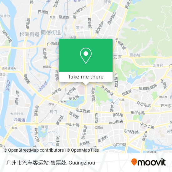 广州市汽车客运站-售票处 map
