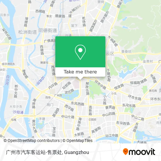 广州市汽车客运站-售票处 map