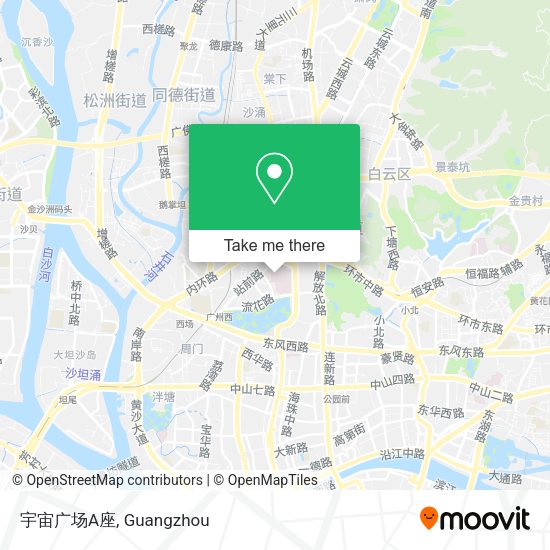 宇宙广场A座 map