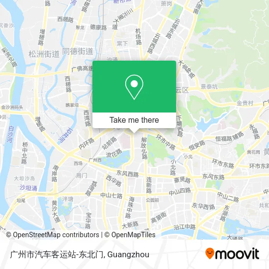 广州市汽车客运站-东北门 map