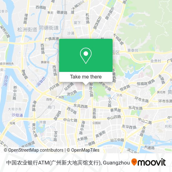 中国农业银行ATM(广州新大地宾馆支行) map