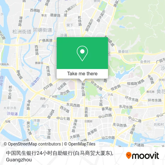 中国民生银行24小时自助银行(白马商贸大厦东) map