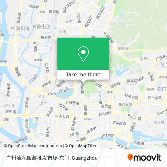 广州流花服装批发市场-东门 map