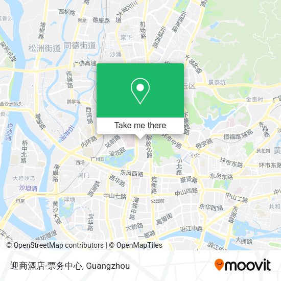迎商酒店-票务中心 map