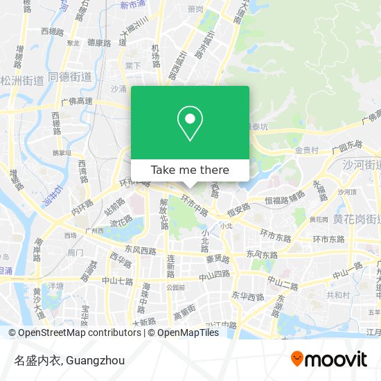 名盛内衣 map