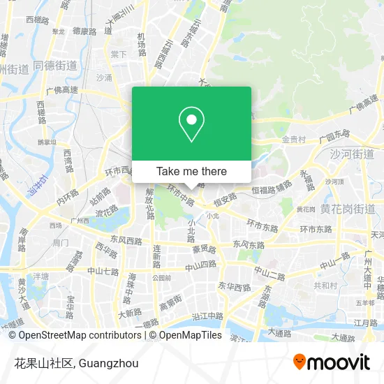 花果山社区 map