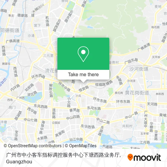 广州市中小客车指标调控服务中心下塘西路业务厅 map