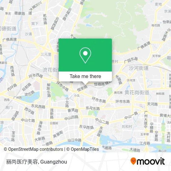 丽尚医疗美容 map
