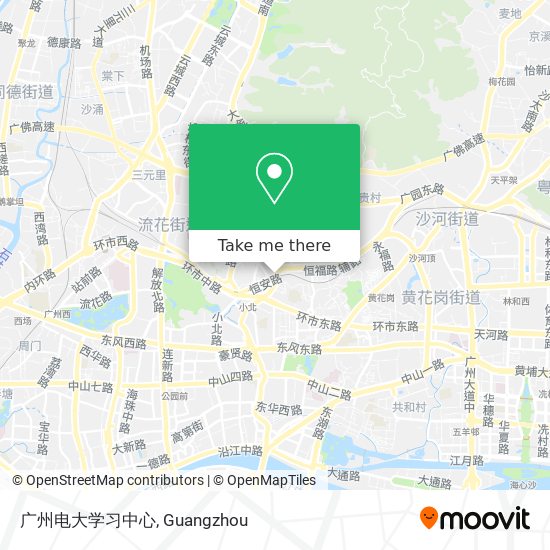 广州电大学习中心 map