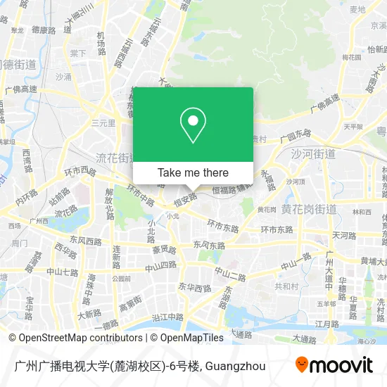 广州广播电视大学(麓湖校区)-6号楼 map