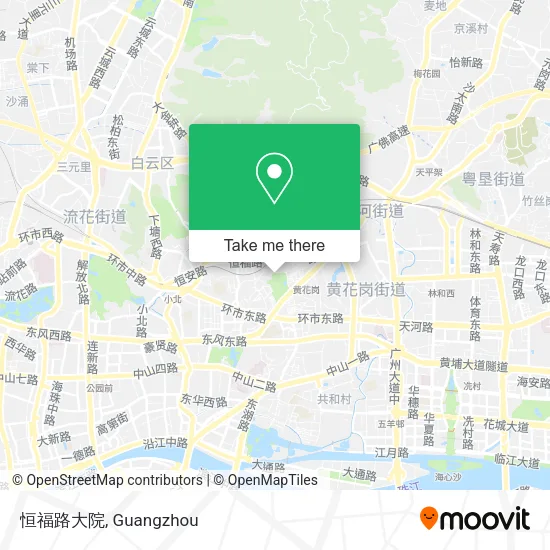 恒福路大院 map