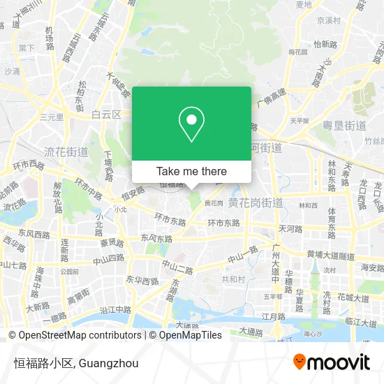 恒福路小区 map