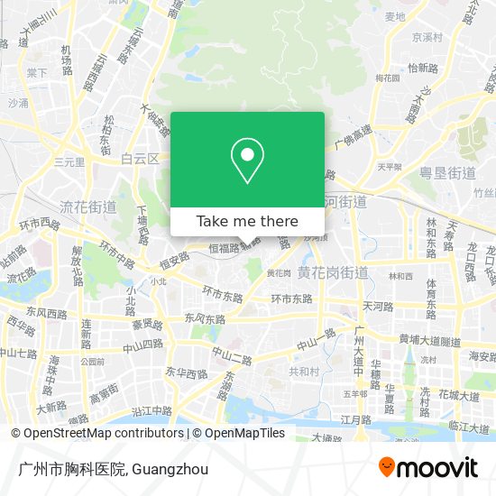 广州市胸科医院 map