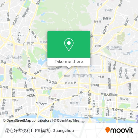 昆仑好客便利店(恒福路) map