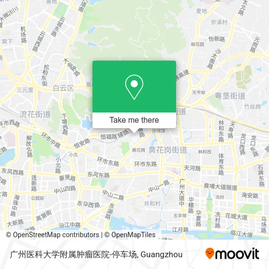 广州医科大学附属肿瘤医院-停车场 map