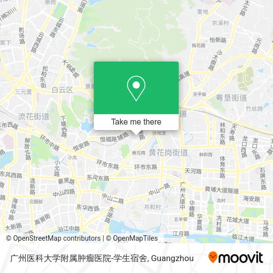 广州医科大学附属肿瘤医院-学生宿舍 map