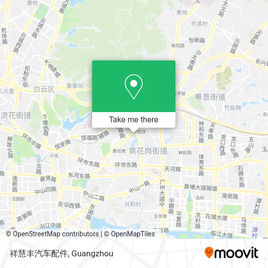 祥慧丰汽车配件 map