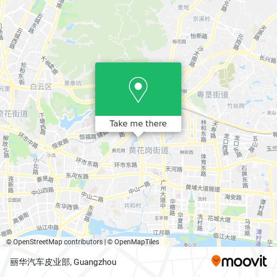 丽华汽车皮业部 map