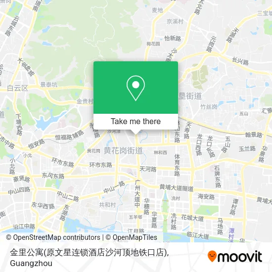金里公寓(原文星连锁酒店沙河顶地铁口店) map