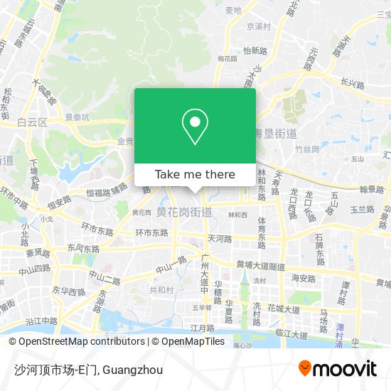 沙河顶市场-E门 map
