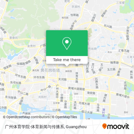 广州体育学院-体育新闻与传播系 map