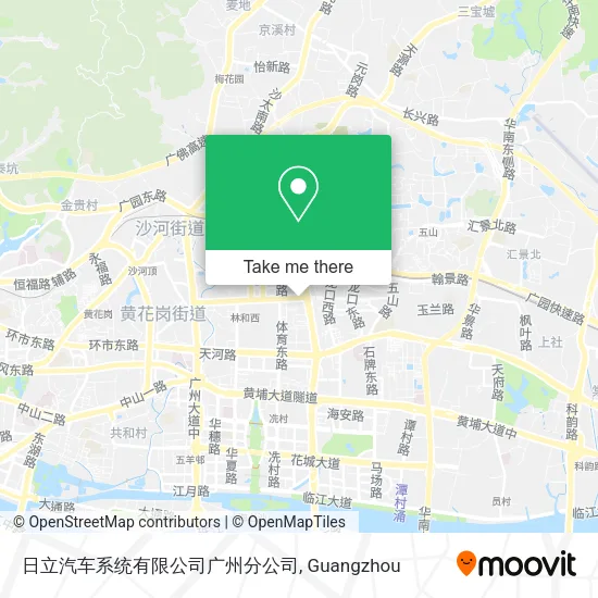 日立汽车系统有限公司广州分公司 map